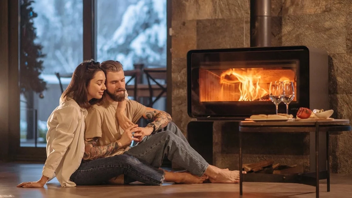 lovely log burner